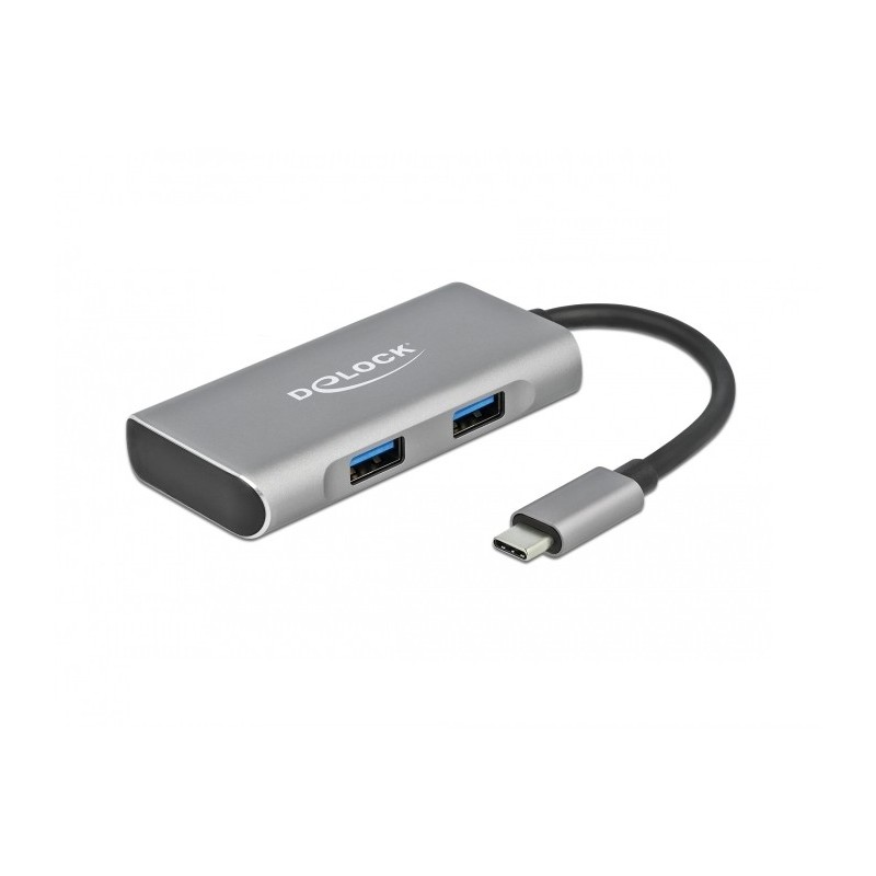 Delock Hub - 2 x USB 3.2 Gen 2 + 2 x USB-C 3.2 Gen 2